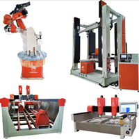 Machine de gravure sur pierre CNC à double tête KUNHENG, équipement de sculpture en relief multi-broches pour marbre et granit, graveur de relief sur pierre