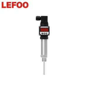 LEFOO Medición de temperatura industrial LFW21 4 ~ 20ma PT100 Transductor de temperatura integrado de gas líquido Transmisor de temperatura