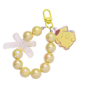 سلسلة مفاتيح ملونة بلون أكريليك مطرزة بدلاية لطيفة برسومات كرتونية لوحة تحمل اسم سماعة رأس علبة تغليف سيارات أنيمي للزينة - Product Image 4