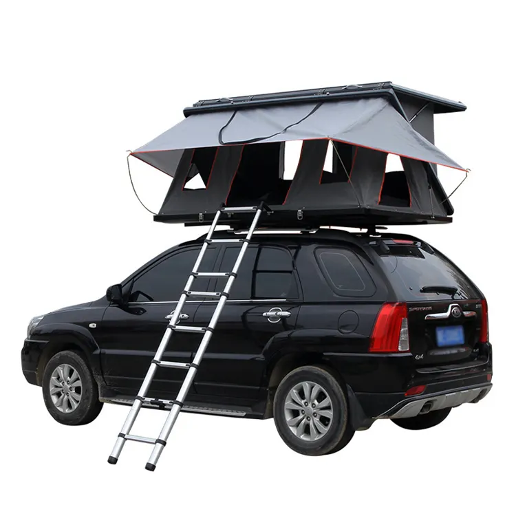 Barraca de teto para SUVs, capa dura personalizada de liga de alumínio para teto de carro, 4x4, novidade de 2024 para acampamento