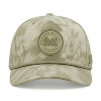 Casquette de baseball trucker sportive personnalisée à 5 panneaux avec cordon, logo en caoutchouc 3D, maille respirante, pour le golf, vente en gros OEM