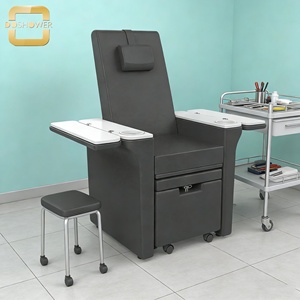 Sillón Reclinable para Pedicura y Extracción de Sangre o Sillón Médico Móvil con Almacenamiento para Salón de Belleza y Spa - Product Image 2