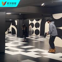 Machine de jeu de tir VR grand format pour entraînement au combat, équipement de simulation de terrain de bataille, système de jeu multi-personnes
