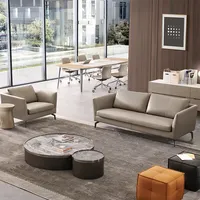 Современный Кожаный Диван FURICCO, прочный глубокий диван, комплект мебели для гостиной