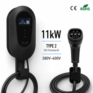 Bornes de recharge pour véhicules électriques, étanches IP65, 380V 32A 11kW, chargeur mural sans fil pour véhicules électriques, véhicules d'urgence pour <span class=keywords><strong>Tesla</strong></span> <span class=keywords><strong>Model</strong></span> 3 Y <span class=keywords><strong>S</strong></span> X - Product Image 1
