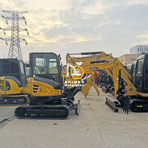 Miniexcavadora SANY SY26U de cola cero, maquinaria de movimiento de tierras, excavadora de segunda mano para construcción, SANY SY26 SY35 SY55 SY60 con orugas de goma - Product Image 6