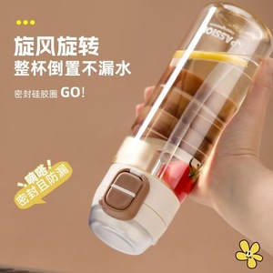 Refreshing Double Drink Cup PPSU Portable Sports Water Bottle With Dual Straws Heat Resistant For Outdoor Use - Product Image 1