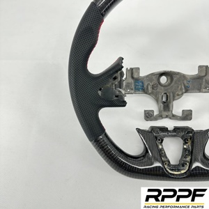 Volant sport en fibre de carbone brillant à fond plat, design populaire Rppf pour Renault Megane 3 3RS Clio4 <span class=keywords><strong>Rs</strong></span> - Product Image 4