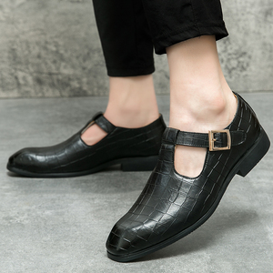 Nuevas Ideas <span class=keywords><strong>de</strong></span> Productos: Zapatos <span class=keywords><strong>de</strong></span> <span class=keywords><strong>Vestir</strong></span> Casuales <span class=keywords><strong>de</strong></span> Piel Sintética Estilo Italiano para <span class=keywords><strong>Hombre</strong></span>, <span class=keywords><strong>Sandalias</strong></span> Planas <span class=keywords><strong>de</strong></span> Moda para <span class=keywords><strong>Hombre</strong></span> para Exteriores - Product Image 5