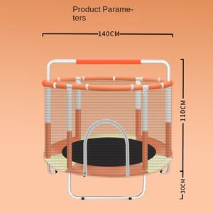 Trampolín interior para bebés y niños, cama que rebota plegable duradera de PVC con red protectora, tamaño de marco de 1,2 <span class=keywords><strong>M</strong></span> - Product Image 6