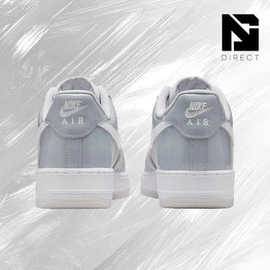 Nike Air Force 1 '07 Lv8 'wolf Grey Patent' Chaussures décontractées pour hommes, baskets respirantes - Product Image 4