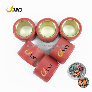 Pièces CVT WANOU <span class=keywords><strong>MIO</strong></span> J <span class=keywords><strong>MIO</strong></span> I125 15*12 7-11G PA46 PA66 Jeu de galets de variateur en cuivre et fer pour moto - Product Image 1