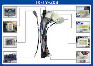 Für Toyota-Serien: Kfz-Kabelbäume für Corolla, Camry, Prado – Canbus-Kabelbäume für Auto-DVD-Player, kundenspezifische Kabelkonfektionen - Product Image 5