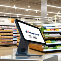 Nouveau système de point de vente tactile tout-en-un Windows de 15,6 pouces pour utilisation en restaurant
