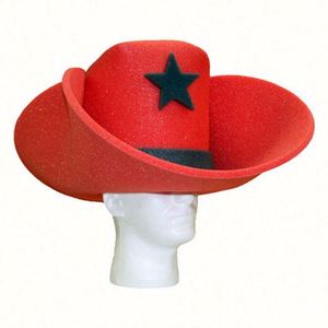 Wholesale Custom Promotional Foam Cowboy <b>Hat</b> with Silk Screen Printing Design Your Logo - Product Image 4