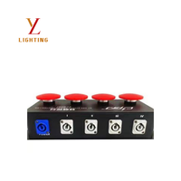 Distributeur de signal LED DMX512 haute performance à 4 canaux, console de contrôle électrique en alliage d'aluminium