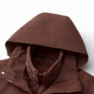 <span class=keywords><strong>Giacca</strong></span> <span class=keywords><strong>Softshell</strong></span> Unisex di Alta Qualità per Sport e Attività all'Aperto, con Interno in Pile e Cappuccio - Product Image 4
