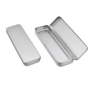 OEM/ODM Commercio All'ingrosso Argento Acne Ago Trucchi Da Tavola Bacchette Forchetta Coltello Forchetta <span class=keywords><strong>Pastelli</strong></span> di Colore Matita <span class=keywords><strong>Scatola</strong></span> di <span class=keywords><strong>Metallo</strong></span> Con Coperchio Incernierato - Product Image 1