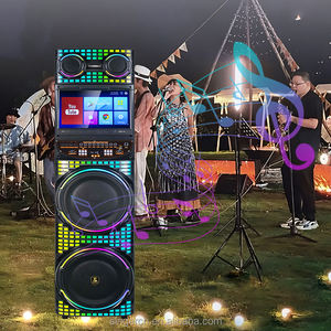 Haut-parleur de performance KTV mobile d'extérieur avec écran tactile audio, vidéo YouTube et RGB, idéal pour la <span class=keywords><strong>danse</strong></span> et le chant - Ventes flash usine pour CH-2122AV - Product Image 6