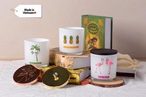 Caja de tuberías finas exclusiva, caja de regalo personalizada de gama alta con diseño artístico elegante, cera de parafina de cera de abejas, embalaje Premium para bares - Product Image 1