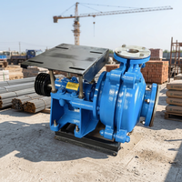 Pompe à boue horizontale pour le pompage de sable, récupération de sable fin, dragage de rivière, pompe à boue haute pression en acier inoxydable OEM