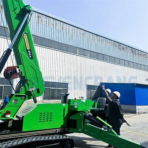 Grúa araña grande de 16T de carga pesada para instalación de estructura de acero con motor central, engranaje de cojinete de bomba de caja de cambios - Product Image 6