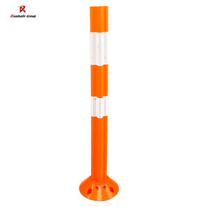 1.2kg 90CMHighway <strong>Traffic</strong> Orange CLOUD SHAPE Reflective Flexible Reflective Pole <strong>Post</strong> <strong>Delineator</strong> Barrier Bollards - Product Image 2