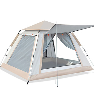 Tente <span class=keywords><strong>en</strong></span> tissu Oxford à quatre côtés entièrement automatique, protection solaire extérieure, ouverture rapide, portable, monocouche, pour 3-4 personnes, <span class=keywords><strong>camping</strong></span>, pique-nique - Product Image 1