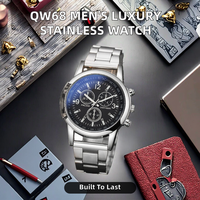 Montre à quartz de luxe pour homme en alliage d'acier inoxydable 40 mm, design sportif pièce de monnaie antique, verre résistant à l'eau, style affaires et décontracté