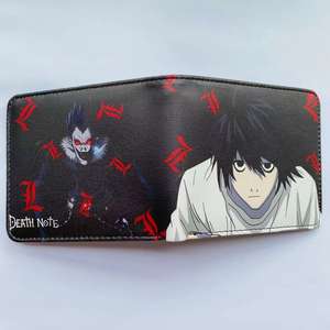 32 Design Portefeuille PU court de haute qualité avec fermeture éclair pour les fans de Anime <span class=keywords><strong>Death</strong></span> <span class=keywords><strong>Note</strong></span> comme cadeau - Product Image 4