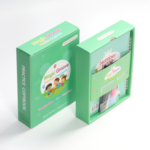 Ensemble cadeau <span class=keywords><strong>de</strong></span> cahiers d'exercices Groove Magic prêt à être expédié pour enfants, 5 cahiers gravés avec boîte cadeau - Product Image 2