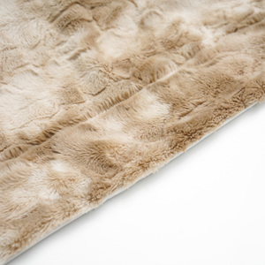 Couverture en molleton de fausse fourrure de lapin douce et confortable épaisse peluche luxueuse chaude floue avec motif de pierre pour canapé-lit - Product Image 5