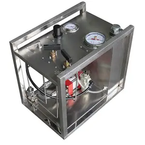 Popular Model:WS- UM44 44:1 pressure ratio 350 Bar output Haskel air driven liquid pump system for pressure testing