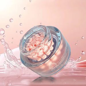 Salmon PDRN krim wajah, krim kapsul kolagen merah muda PDRN untuk memperbaiki penuaan, hidrasi, kerutan, kulit wajah - Product Image 1