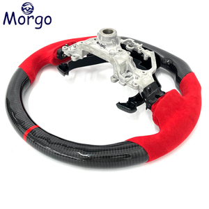Volante de Fibra de Carbono Rojo para <span class=keywords><strong>Lexus</strong></span> IS 250 350 300 CT200h RC NX <span class=keywords><strong>200T</strong></span> RC F RCF 2014-2024 - Product Image 6