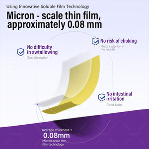 Tiras Orales de Melatonina y GABA para Adultos OEM/ODM, Ayuda para Dormir, Sin Azúcar, Suplemento Dietético, para Dormirse Más Rápido y Permanecer Dormido por Más Tiempo - Product Image 3