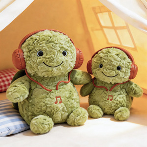 Peluche de Tortuga Bebé Kawaii con Audífonos, Peluche Suave de Tortuga Musical, Adorable Tortuga Bebé Musical, Peluche de Animal Marino - Product Image 2