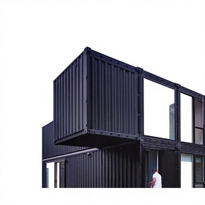 Casa Prefabricada en Contenedor con Energía Solar y Gran Tanque de Agua, Diseño Moderno para Campamento Energético en el Desierto de Omán, Taller y Comedor - Product Image 1