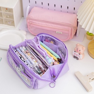 2024 <strong>Sanrios</strong> Prism Ten Layer Flip Large Capacity <strong>Pencil</strong> <strong>Case</strong> Storage Bag High Color Value Stationery Box - Product Image 4
