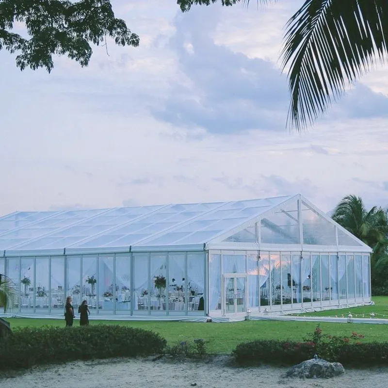 Black Frame Glass Marquee Party Sperry Tent Wedding Event Party 500 People 20X30 White Canvas Tents For Events