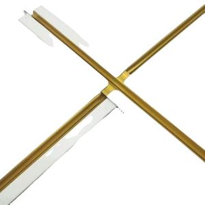 Cassette en acier galvanisé Tuiles de plafond suspendu Barre en T Quille de plafond en acier en forme de t, barre en t Composant de grille de plafond <span class=keywords><strong>FUT</strong></span> - Product Image 2