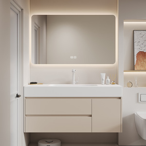 Thermal curved integrated basin washbasin smart bathroom cabinet combination washbasin washbasin - Product Image 6