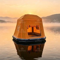 Tente flottante gonflable pour la pêche, abri aquatique étanche pour le camping en plein air, les lacs, les stations balnéaires et les loisirs