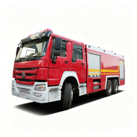 Truk Pemadam Kebakaran HOWO 12CBM Air dan Busa 6x4 untuk Penyelamatan Kebakaran, Respon Darurat Industri, dan Penyelamatan