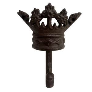 <span class=keywords><strong>Patère</strong></span> en fer forgé lourd de couleur antique pour vêtements - Product Image 6