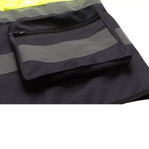 เสื้อกั๊กวิ่งแบบปรับแต่งโลโก้ได้ พร้อมแถบสะท้อนแสงมองเห็นได้ชัดเจน กระเป๋าสำหรับงานก่อสร้างเพื่อความปลอดภัย และชุดทำงานสะท้อนแสง - Product Image 6