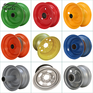 Roue De Jante 8" Pour Tondeuse Quad Vélo - 7,00x8 - 4 Goujons Espacement 100mm - Neuve