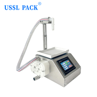 Equipo de Llenado de Botellas de Pequeño Volumen LT-G66A, Máquina de Llenado y Pesaje de Líquidos Semiautomática de Sobremesa para Envasado de Jugos, Salsas y Aceites Comestibles