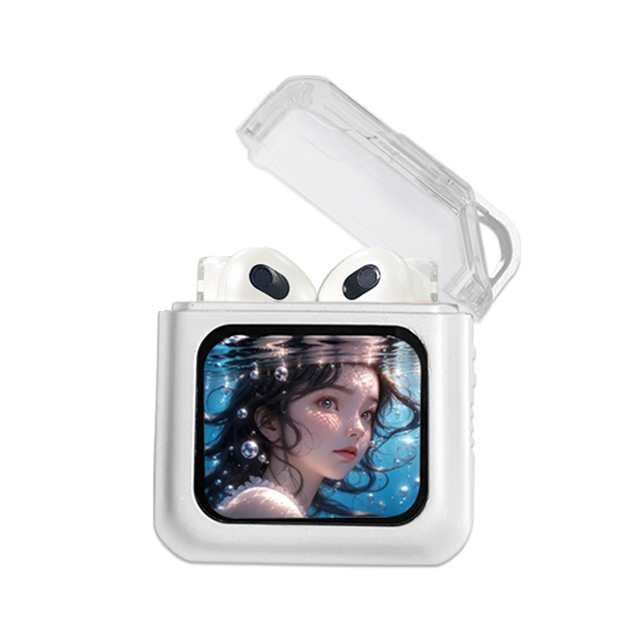 New Wireless V5.3 Screen Touch ANC Earbuds ENC Earphone Microphone Noise Cancelling Headphone