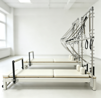 Reformer de Pilates en aluminium avec tour, ensemble complet, machine d'exercice multifonctionnelle pour le renforcement du tronc, pour studio commercial et salle de sport